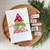 Christmas Fabric Appliqué Dish Tea Towel