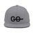 Gray GO Snapback Hat
