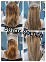 Diana Beauty & Creative Golden haarb-tox  professional haarbehandeling set stap 1 - 500ml +  stap  2 - 300 ml