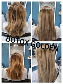 Diana Beauty & Creative Golden haarb-tox  professional haarbehandeling set stap 1 - 500ml +  stap  2 - 300 ml