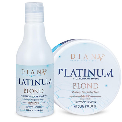 Diana Beauty & Creative Platinum  set 300 ml shampoo + 300 ml haarmasker 