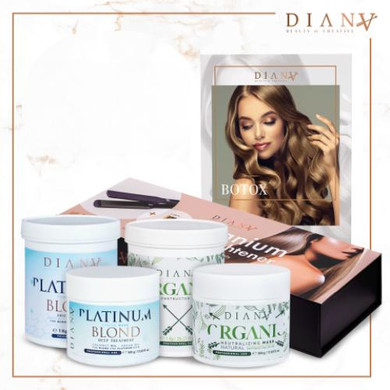 Diana Beauty & Creative Groot Starterspakket Thermoactieve B-tox + Diana Stijltang