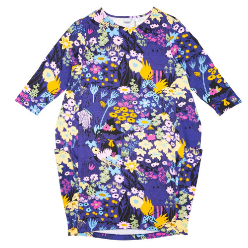 Mumin - Iida klänning smörblomma blå Mumin - Iida klänning smörblomma blå
