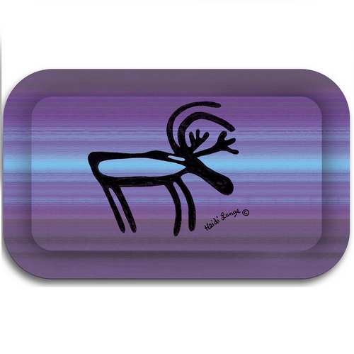 Frukostbricka i melamin, ren, blå