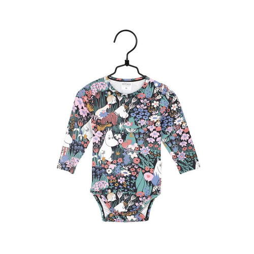 Mumin - smörblomma body svart