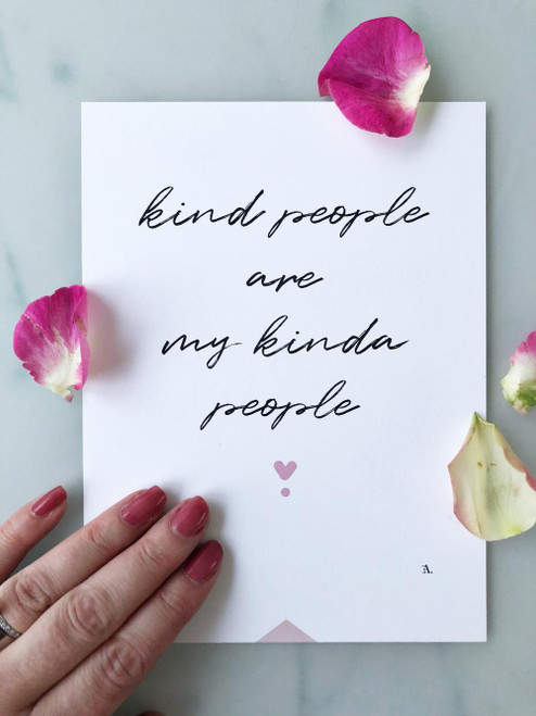 Kind people... 15x20 cm -Art print