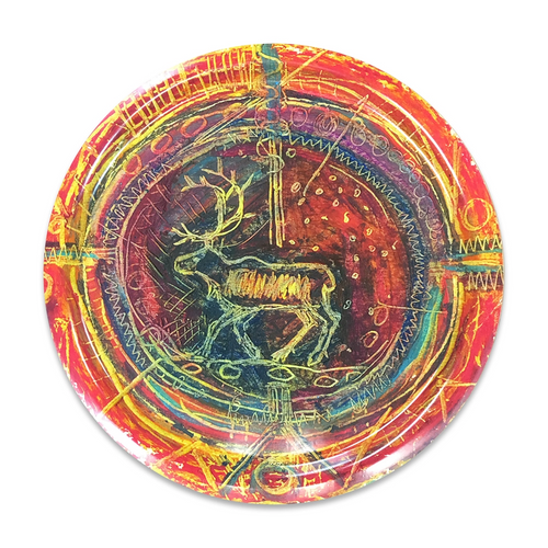 Rund bricka 49 cm - Star - Nasti
