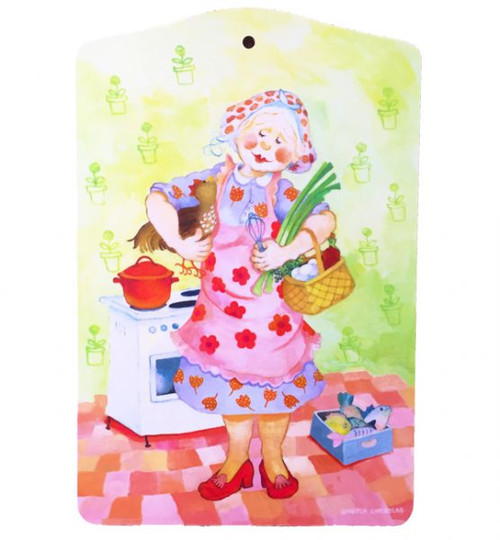 Skärbräda - Gomidda´ -Birgitta Lindeblad