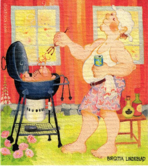Grillmästaren - disktrasa - Birgitta Lindeblad