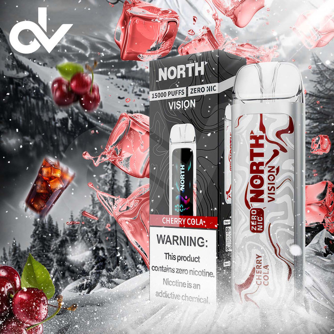 North Vision 15000 Zero Nicotine: 15,000 Puffs & Bold Flavor Profiles