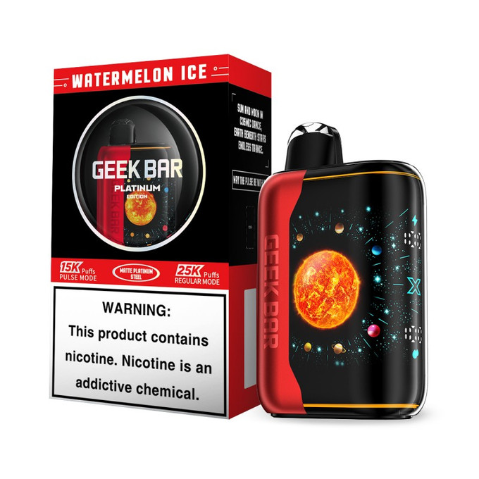 ​Geek Bar Pulse X Platinum Edition 25K Vape: Review