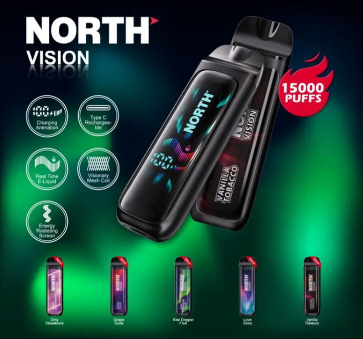Discover the North Vision 15K Disposable Vape: New Flavor Delights