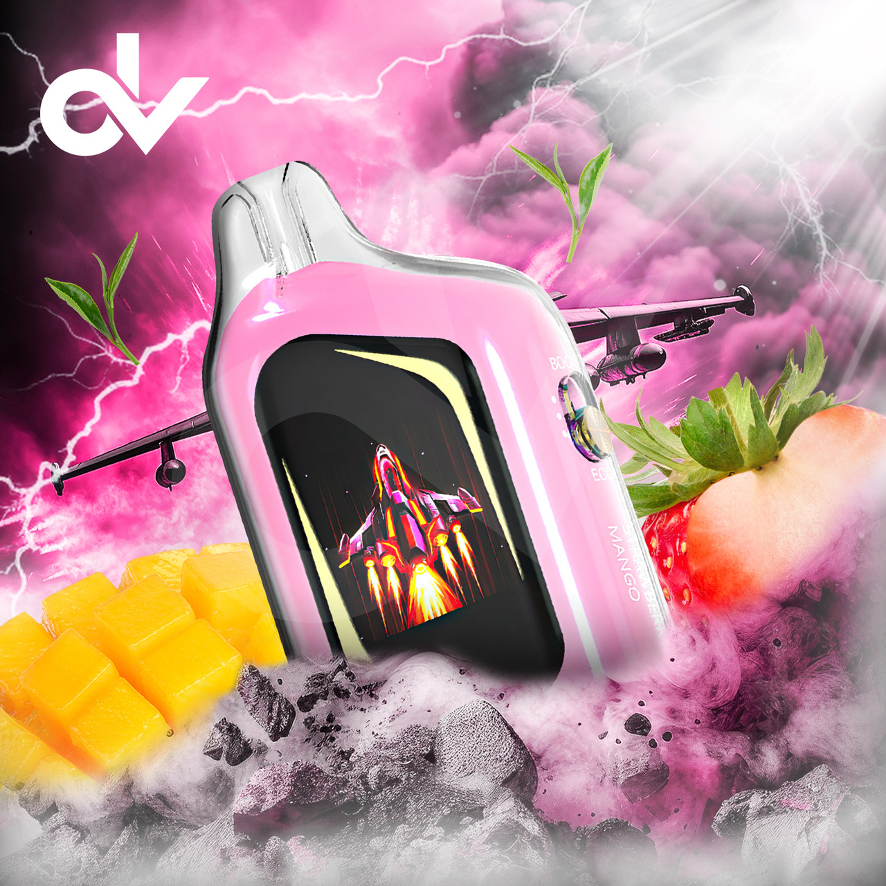 disposable vape 2019 Sour Apple Rainbow YOVO Ultra 18000 main image 0