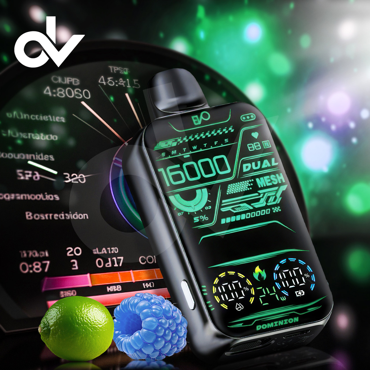 Evo Dominion Glow In Dark 16000 Puffs Disposable Vape Linvo Rave 60000 Pro Disposable  Vape EVO Dominion 16000 Disposable Vape | EVO Dominion | 16K Puffs