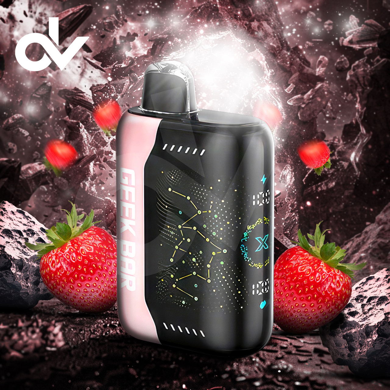 geek bar pulse x strawberry blow pop Geek Bar Pulse X 25K Strawberry B-Burst / Strawberry B-Pop main image 0