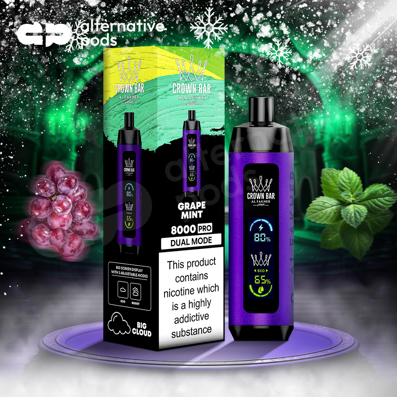elfbar elfa master akku Al Fakher Crown Bar Cloud Force Max E-Head