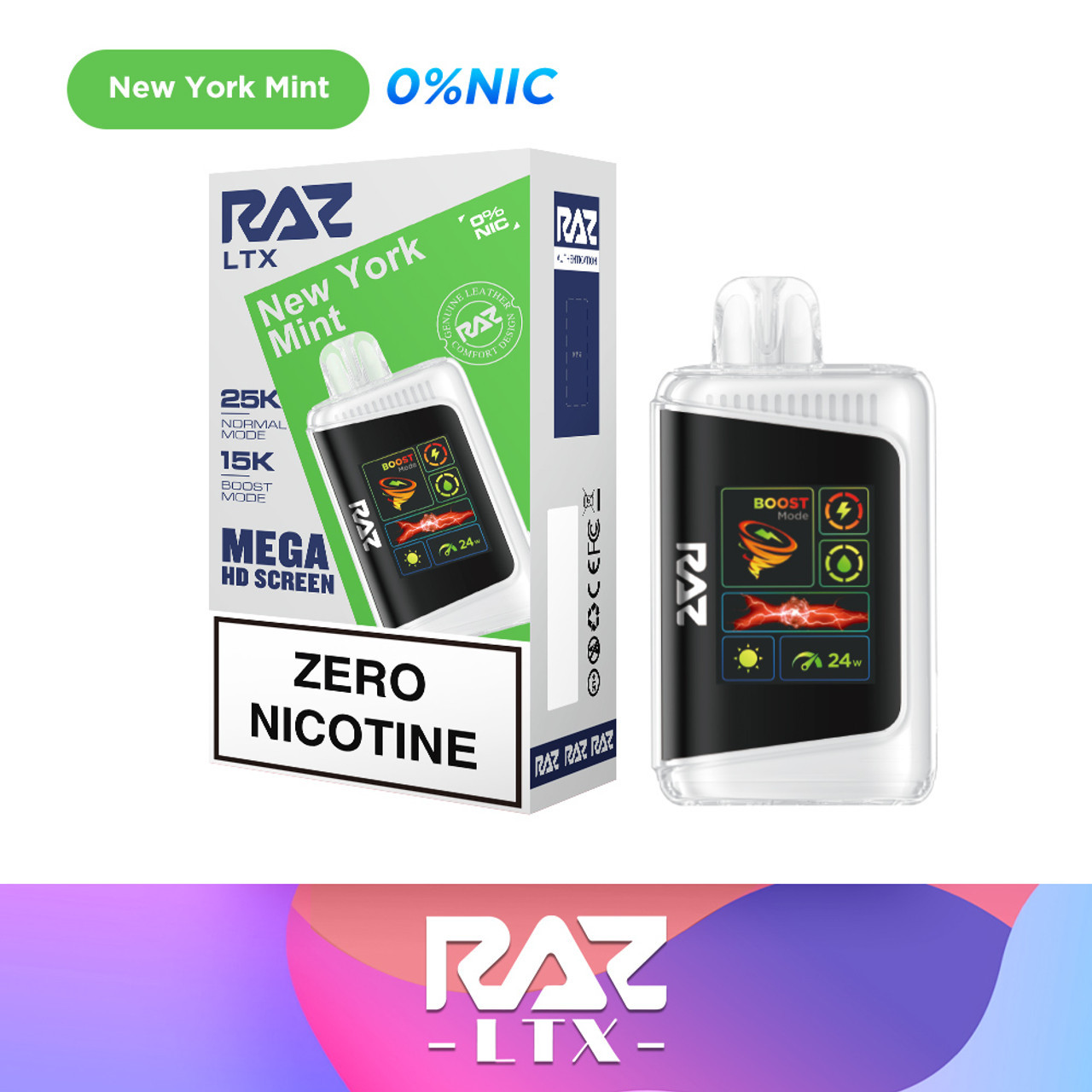 RAZ LTX 25K 0% Nicotine
