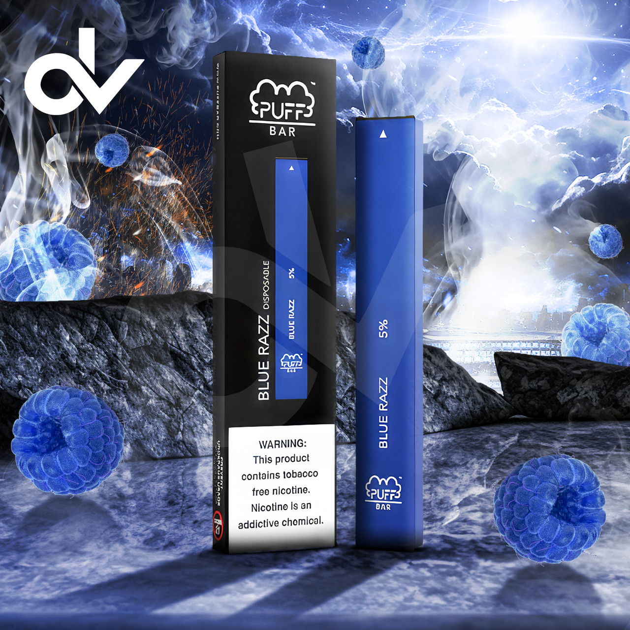 elfbar elfa master akku Seriously Soda Blue Razz Lemonade E-liquid Shortfill main image 1