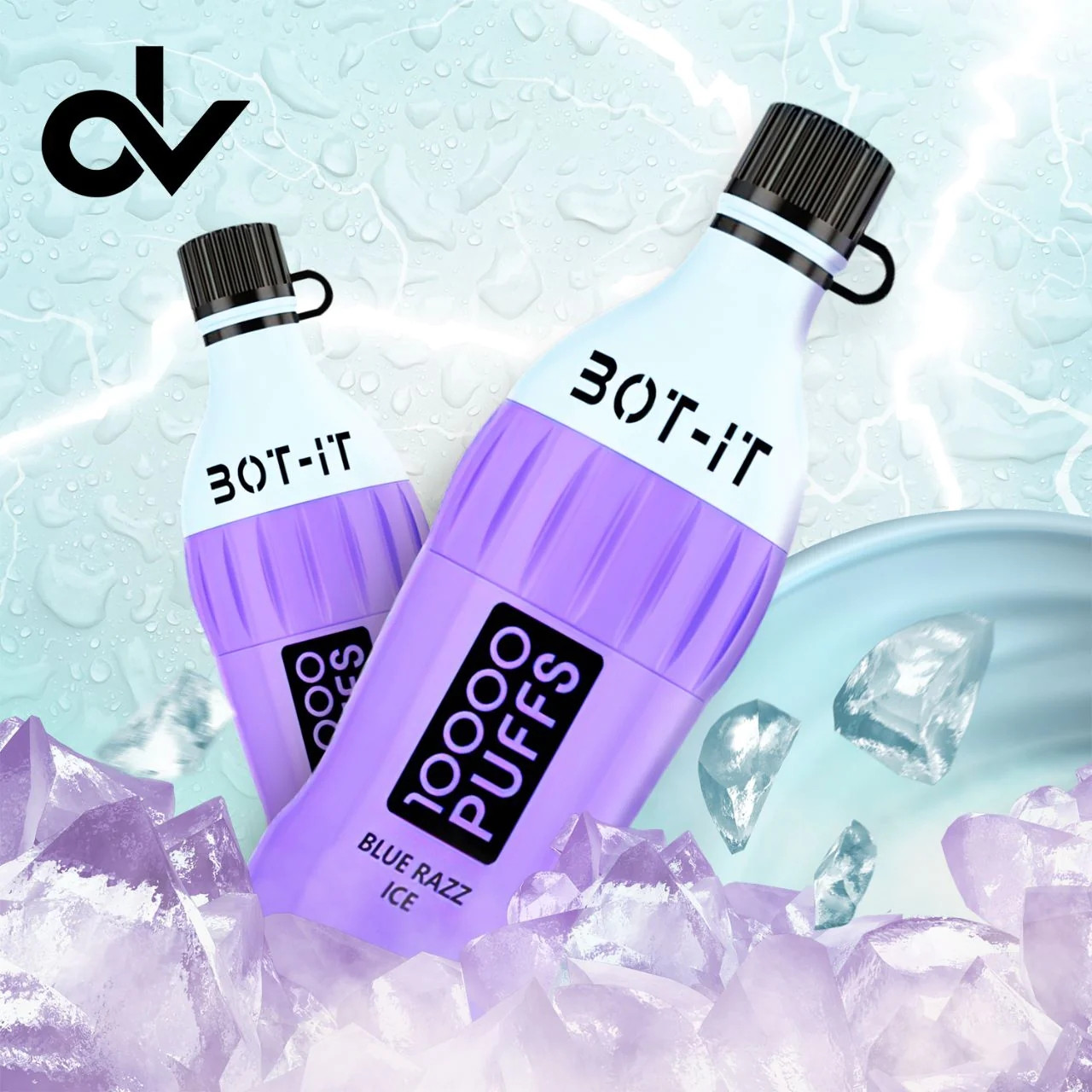 elf bar vape uk KUMI SIX BLUE RAZZ ICE 10K PUFF (6CT) – Warehouse Fever main image 1