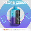 Memers Xsorb C30000 Disposable - Blue Razz Ice