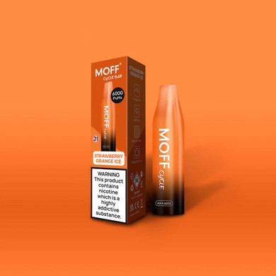 MOFF CYCLE BAR 5% NIC DISPOSABLE VAPE 6000 PUFFS - BATTERY INCLUDED