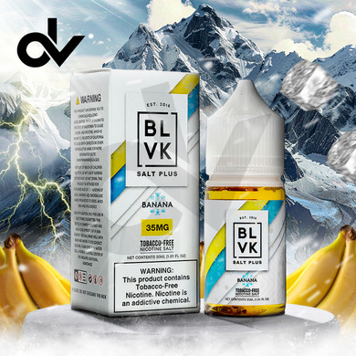 BLVK Salt Plus Synthetic Nicotine Salt E-Liquid 30ML - Banana
