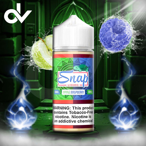 Snap Synthetic Nicotine E-Liquid 100ML - Apple Raspberry