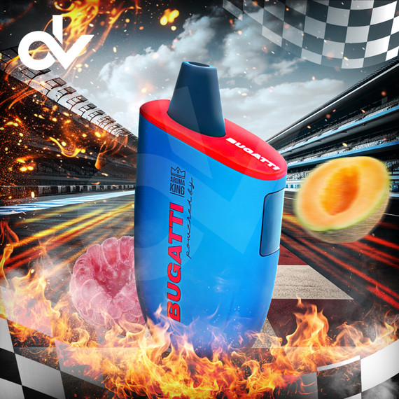 Bugatti Elite 9000 Puffs Disposable Vape Device - Raspberry Honeydew Melon