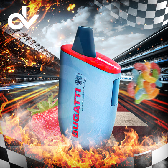 Bugatti Elite 9000 Puffs Disposable Vape Device - Strawberry Gummy