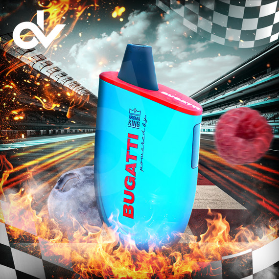 Bugatti Elite 9000 Puffs Disposable Vape Device - Blueberry Raspberry