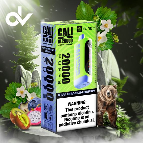 Cali UL20000 Disposable - Kiwi Dragon Berry