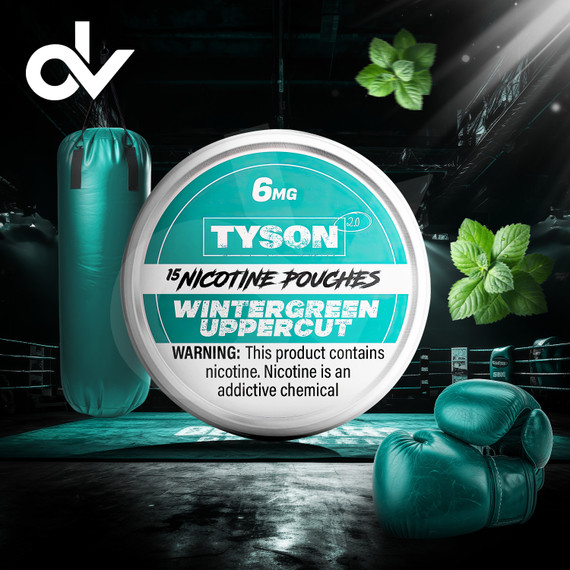 TYSON 2.0 Nicotine Pouches - Wintergreen Uppercut 4mg