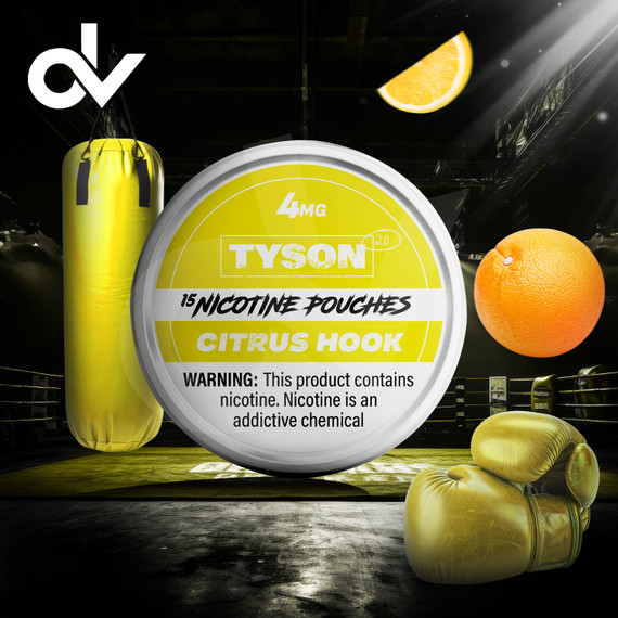 TYSON 2.0 Nicotine Pouches - Citrus Hook 6mg