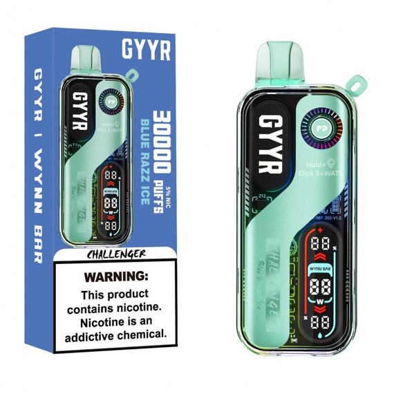 Wynn Bar x GYYR 30,000 Disposable  - Blue Razz Ice