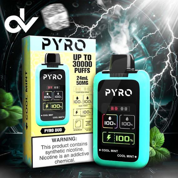 PYRO Duo 30000 Disposable- Cool Mint + Cool Mint