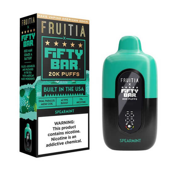 Fruitia x Fifty Bar 20000 - Spearmint
