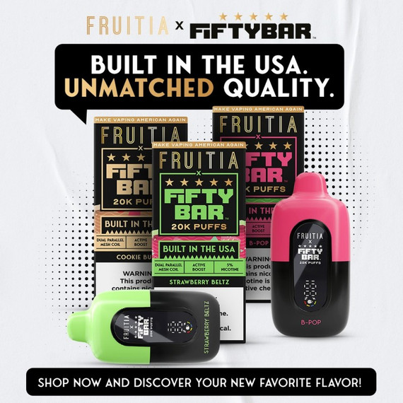 Fruitia x Fifty Bar 20000
