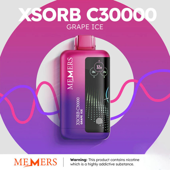 Memers Xsorb C30000 Disposable - Grape Ice