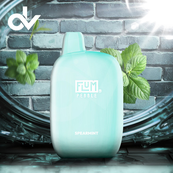 Flum Pebble Spearmint Review Flum Pebble 6000 Disposable .98