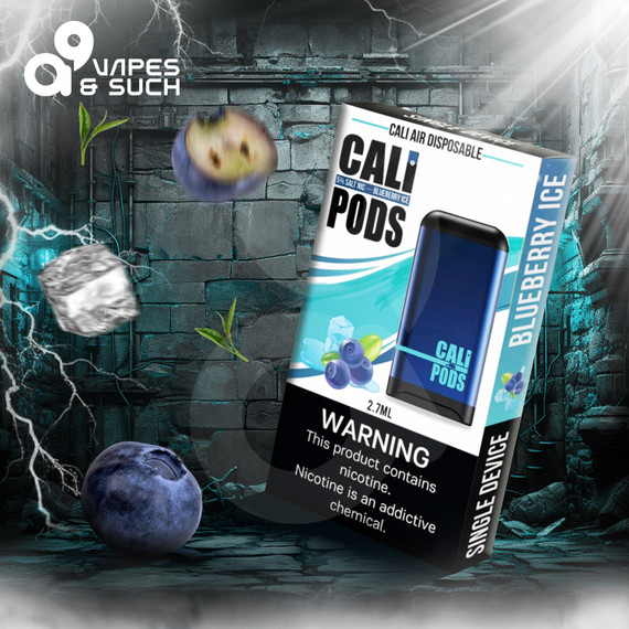 Cali pods AIR DISPOSABLE - Blue Berry Ice