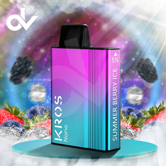 KROS Nano 13ML 5000 Puffs 650mAh Rechargeable Prefilled Nicotine Salt Disposable Vape With Premium Mesh Coil