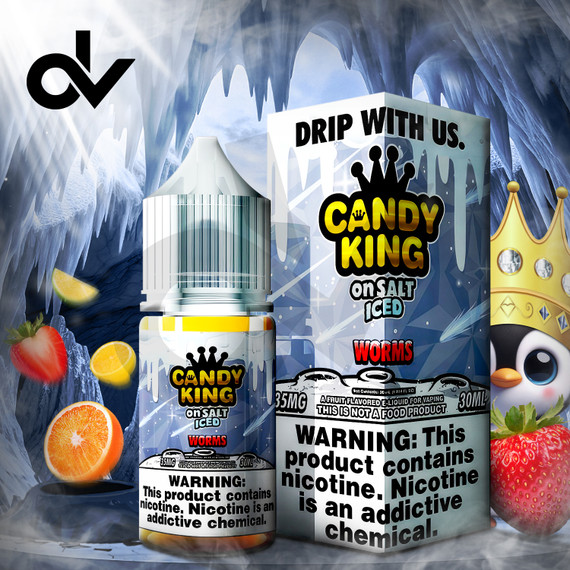 Candy King On Salt ICED Nicotine Salt E-Liquid 30ML