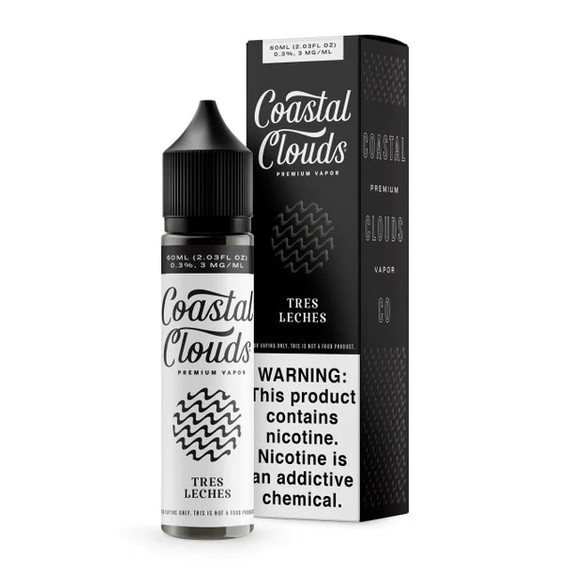 Coastal Clouds Premium Vapor E-Liquid 60ML Tres Leches