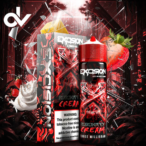 Excision Synthetic Nicotine E-Liquid By Alt Zero 60ML - Robokitty Cream