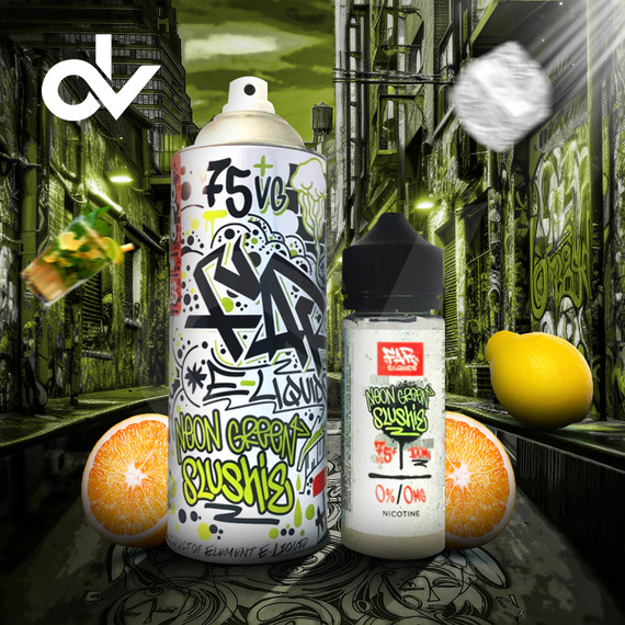 Far By Element E-Liquid 100ML - Neon Green Slushie