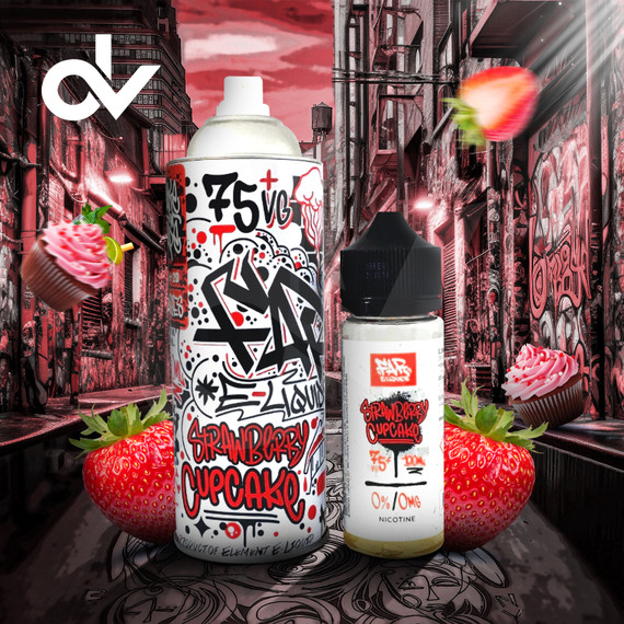 Far By Element E-Liquid 100ML - Strawberry Cupcake