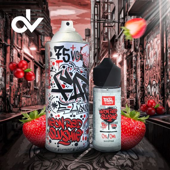 Far By Element E-Liquid 100ML - Neon Red Slushie