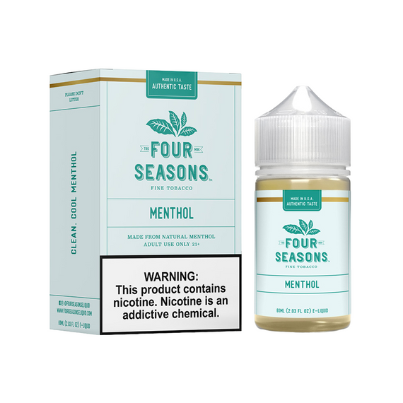 Four Seasons Fine Tobacco E-Liquid 60ML - Menthol