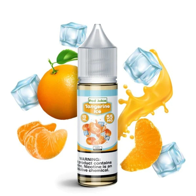 Pod Juice Salts Nicotine Salt E-Liquid 15ML Tangerine Ice