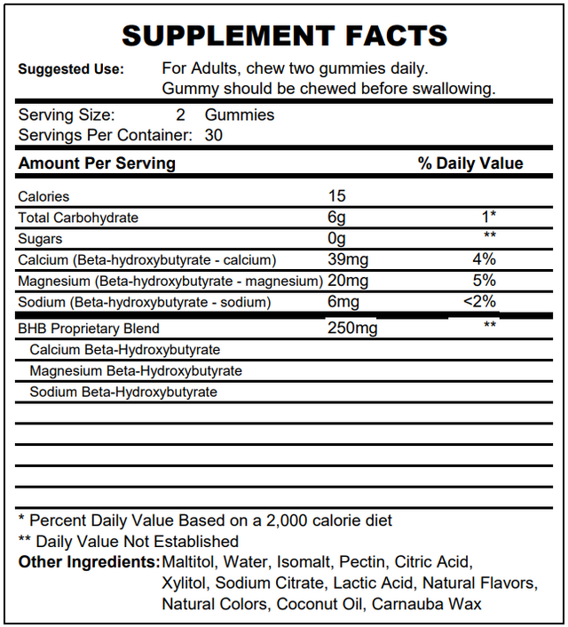 Afia Vital Mushrooms - Keto BHB 30CT